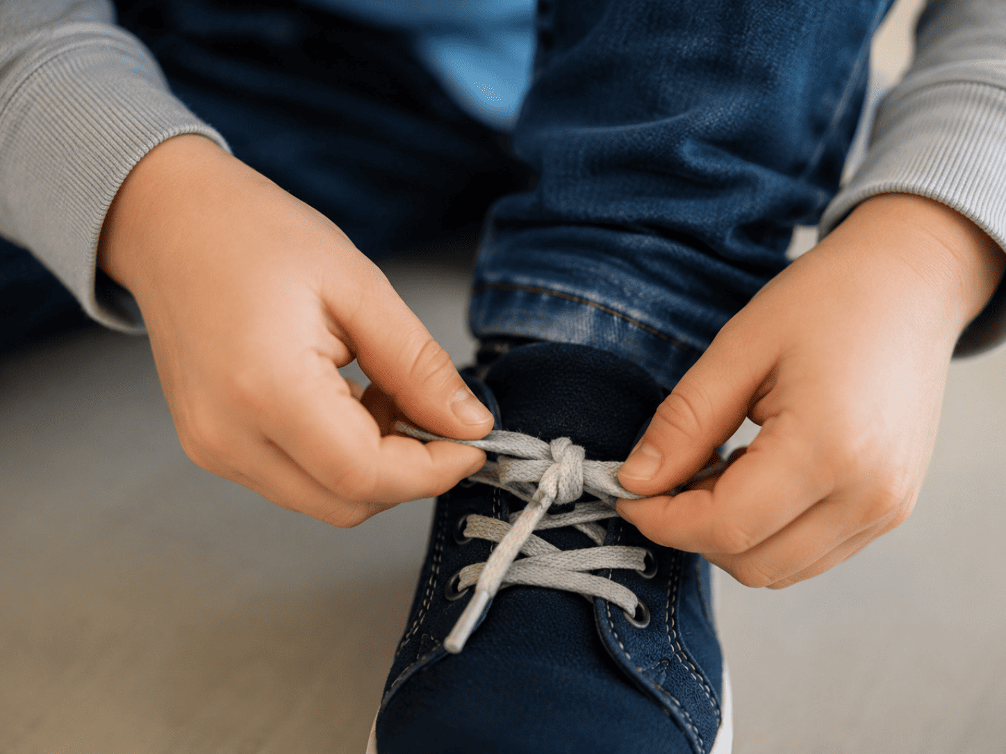 ergothérapie enfants autonomie habillage lacets